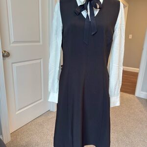 Kate Spade Black & White Blouse Dress